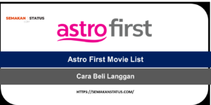 Astro First Movie List